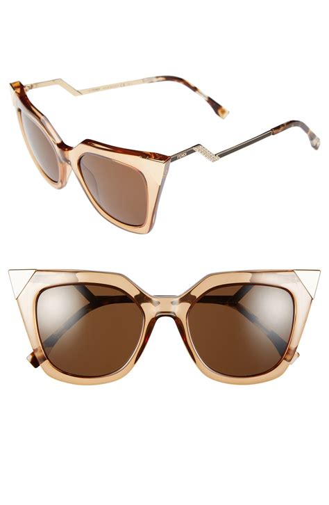 fendi glasses cat eye|Fendi cat eye sunglasses sale.